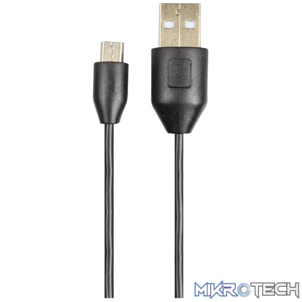 Bounce Cord Series 1.2m Micro USB Cable - Black - Image 3