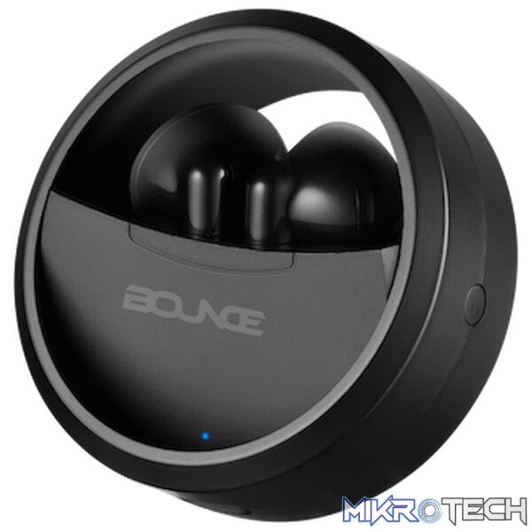 Bounce Proton Series True Wireless Earphones with Charging Case - Black - Image 2