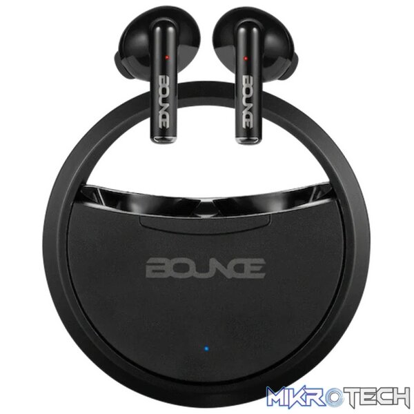 Bounce Proton Series True Wireless Earphones with Charging Case - Black - Image 3