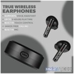 Bounce Proton Series True Wireless Earphones with Charging Case - Black - Image 7