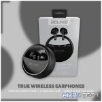 Bounce Proton Series True Wireless Earphones with Charging Case - Black - Image 9