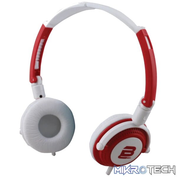 Bounce Swing Series Headphones with Mic Red/White Bounce Swing Series Headphones with Mic Red/White