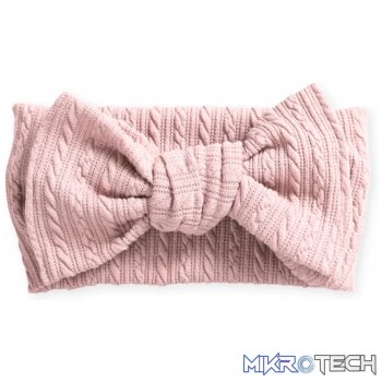 Bow Headband - Baby Pink