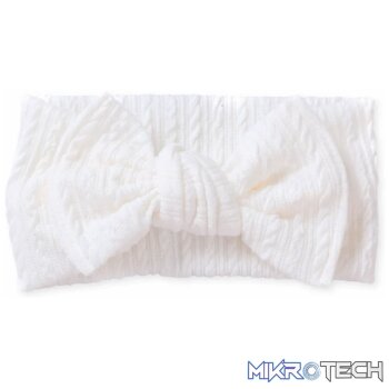 Bow Headband - Snow