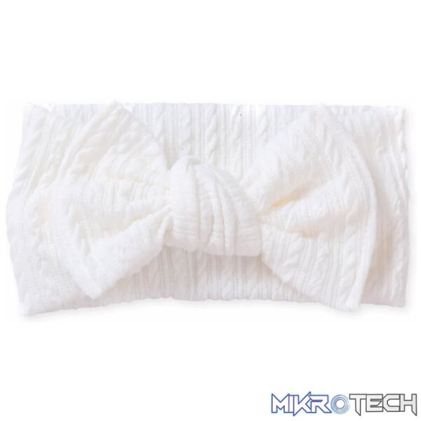 Bow Headband - Snow Bow Headband - Snow