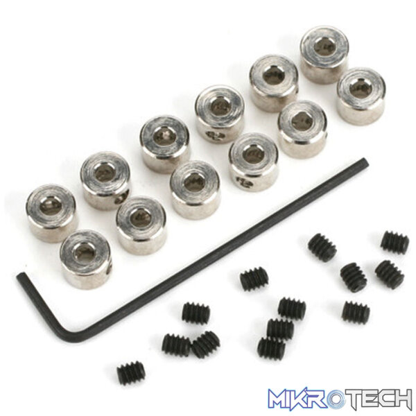Bulk Dura-Collars (12) - 3/32 In Bulk Dura-Collars (12) - 3/32 In