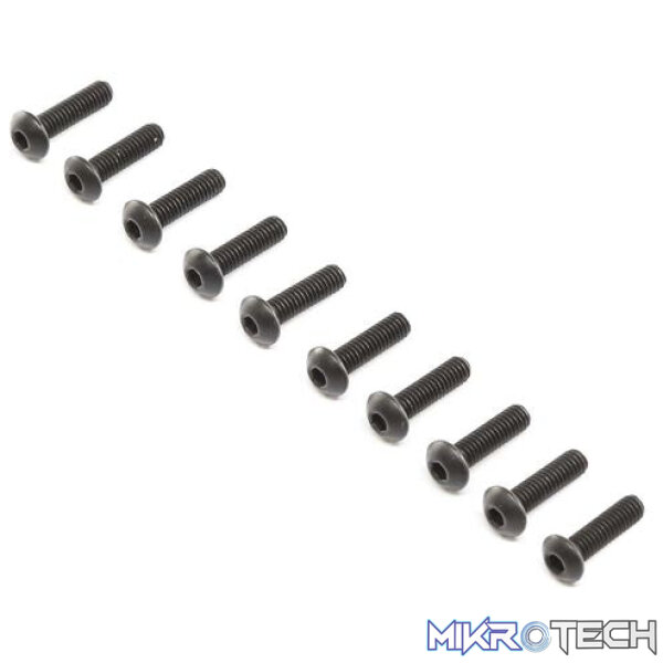 Button Head Screws Steel Black Oxide M4 x 14mm (10) Button Head Screws Steel Black Oxide M4 x 14mm (10)