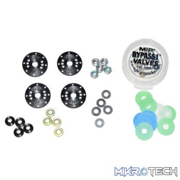 Bypass Tapered Hi-Flow Piston Kit 8-Hole x 1.2mm 1 8th Scale
