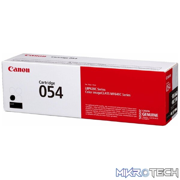 CANON 054 BLACK TONER CARTRIDGE CANON 054 BLACK TONER CARTRIDGE