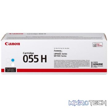CANON 055H CYAN TONER CARTRIDGE