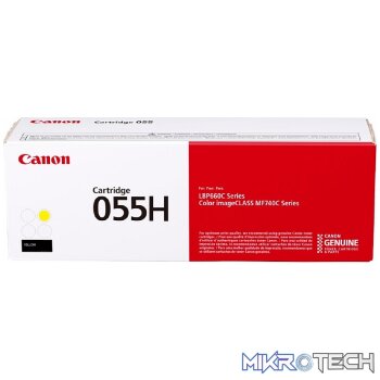 CANON 055H YELLOW TONER CARTRIDGE