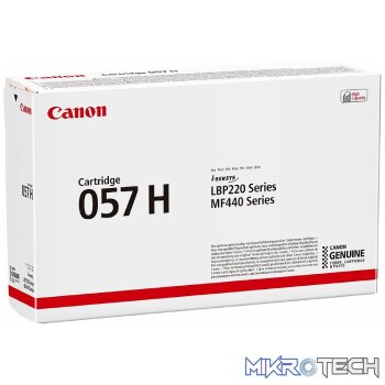CANON 057H BLACK TONER CARTRIDGE
