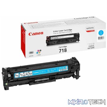 CANON 718 CYAN TONER CARTRIDGE