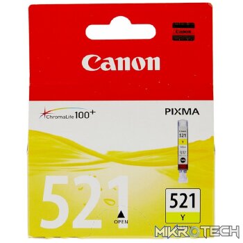 CANON CLI-521 YELLOW INK TANK