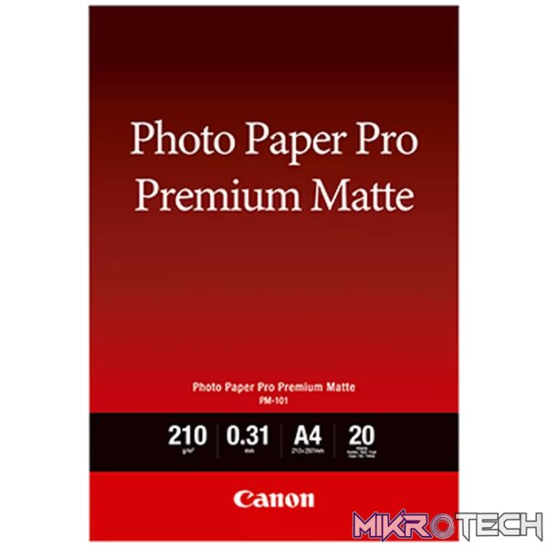 CANON PM-101 A4 PRO PREMIUM MATT (20SH) CANON PM-101 A4 PRO PREMIUM MATT (20SH)