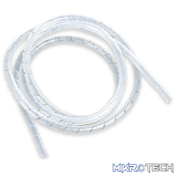 CO010 9mm Transparent Spiral Cable Organizer 1 Meter - Image 3