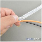 CO010 9mm Transparent Spiral Cable Organizer 1 Meter - Image 5