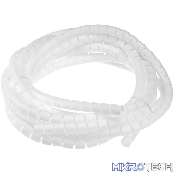 CO010 9mm Transparent Spiral Cable Organizer 1 Meter CO010 9mm Transparent Spiral Cable Organizer 1 Meter