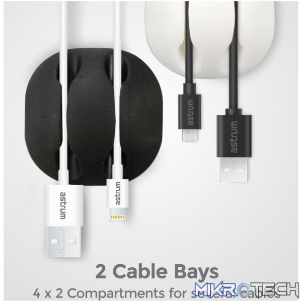 CO040 4x Universal Cable Organizer Clips - Image 3