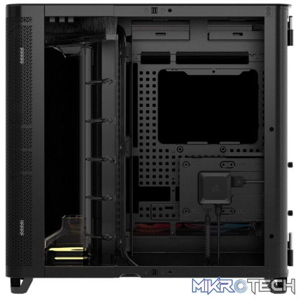 CORSAIR AIR 5400 LX-R RGB iCUE LINK Triple-Chamber Black Mid-Tower Gaming Case - Image 5