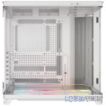 CORSAIR AIR 5400 LX-R RGB iCUE LINK Triple-Chamber White Mid-Tower Gaming Case - Image 3