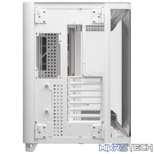 CORSAIR AIR 5400 LX-R RGB iCUE LINK Triple-Chamber White Mid-Tower Gaming Case - Image 6