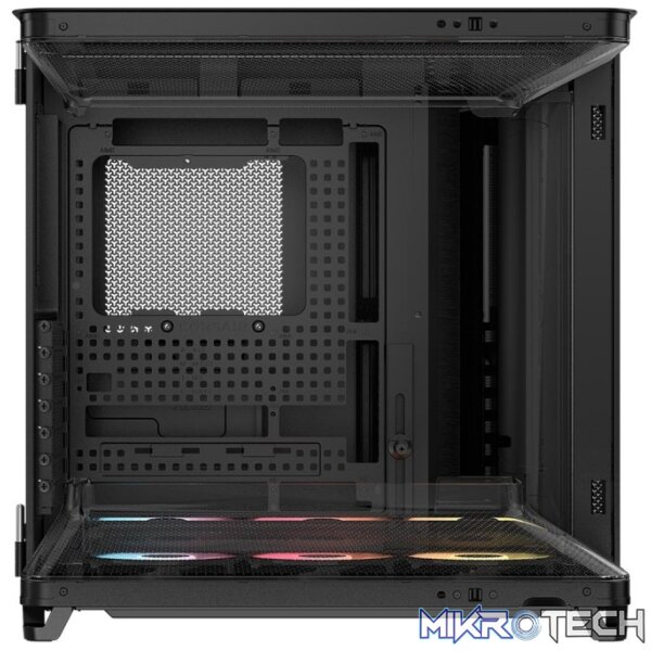 CORSAIR AIR 5400 RS-R ARGB Triple Chamber Black Mid-Tower Gaming Case - Image 3