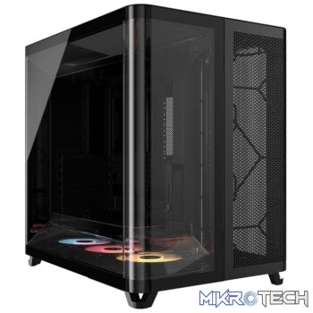 CORSAIR AIR 5400 RS-R ARGB Triple Chamber Black Mid-Tower Gaming Case