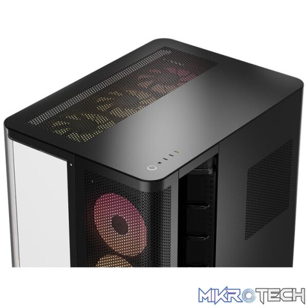 CORSAIR AIR 5400 RS-R ARGB Triple Chamber Black Mid-Tower Gaming Case - Image 7