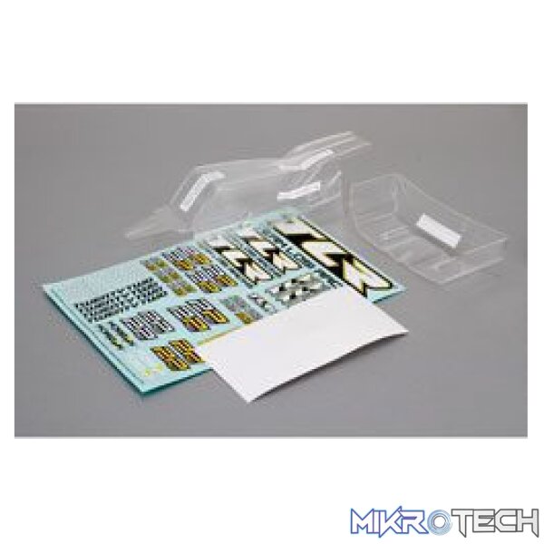 Cab FWD Body & Wing Set Clear w/Stick Cab FWD Body & Wing Set Clear w/Stick