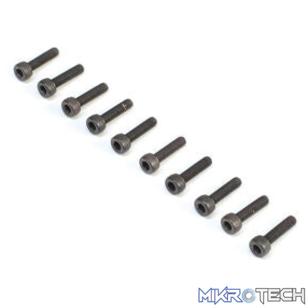 Cap Head Screws M2.5 x 10mm (10) Cap Head Screws M2.5 x 10mm (10)