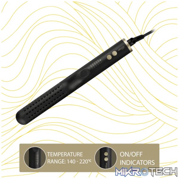 Carmen 2-in-1 Curler and Straightener - Ebony - Image 4