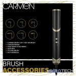 Carmen 5-in-1 Hot Air Brush - Ebony - Image 6