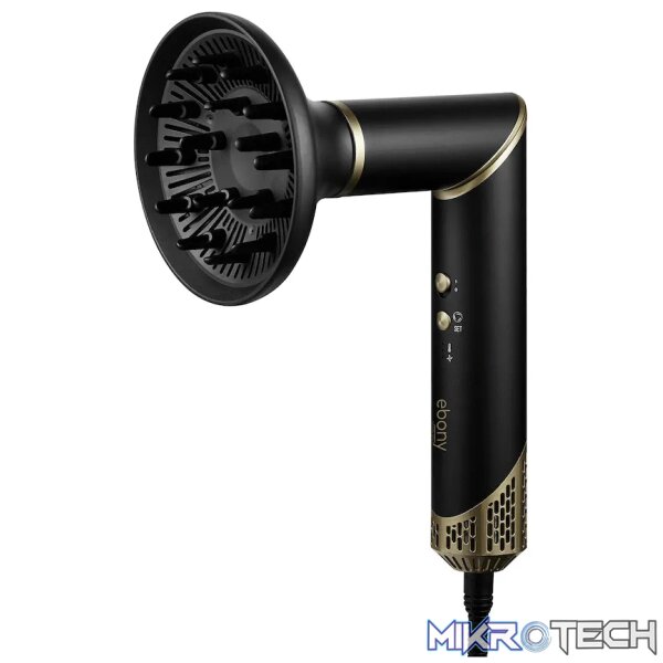 Carmen 5-in-1 Hot Air Brush - Ebony - Image 7