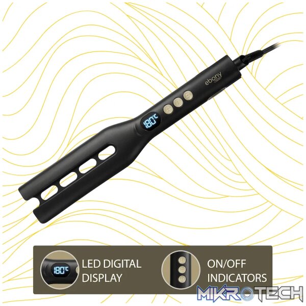 Carmen Ebony Wide Plate Straightener - Image 3