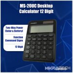 Casio MS-20UC - Desktop Calculator 12-Digit - Black - Image 4