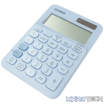 Casio MS-20UC - Desktop Calculator 12-Digit - Light Blue