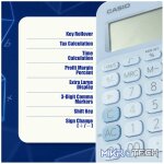Casio MS-20UC - Desktop Calculator 12-Digit - Light Blue - Image 5