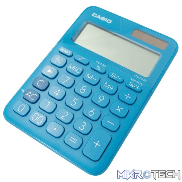 Casio MS-20UC - Desktop calculator 12 Digit - Blue - Image 3
