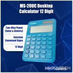 Casio MS-20UC - Desktop calculator 12 Digit - Blue - Image 4