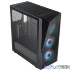 Cooler Master 520 ARGB Windowed Black Mesh ATX Mid-Tower Chassis & Elite NEX 600W PSU Combo - Image 2