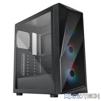 Cooler Master 520 ARGB Windowed Black Mesh ATX Mid-Tower Chassis & Elite NEX 600W PSU Combo