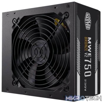 Cooler Master MWE 750 750W 80+ Bronze Non-Modular Power Supply