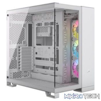 Corsair CC-9011270-WW 6500X RGB White ATX Mid Tower Gaming Chassis