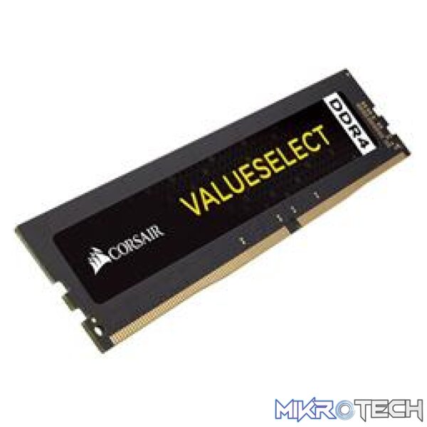 Corsair CMV8GX4M1A2666C18 Value Select 8GB (1x8GB) DDR4-2666MHz CL18 1.2V 288-Pin Black Desktop Memory - Image 2