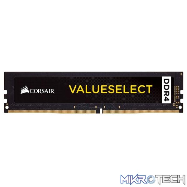 Corsair CMV8GX4M1A2666C18 Value Select 8GB (1x8GB) DDR4-2666MHz CL18 1.2V 288-Pin Black Desktop Memory Corsair CMV8GX4M1A2666C18 Value Select 8GB (1x8GB) DDR4-2666MHz CL18 1.2V 288-Pin Black Desktop Memory