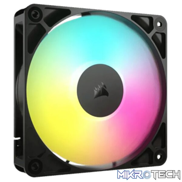 Corsair CO-9050180-WW RS120 ARGB 120mm PWM Black Case Fan Corsair CO-9050180-WW RS120 ARGB 120mm PWM Black Case Fan