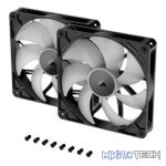 Corsair CO-9050183-WW RS140 140mm ARGB PWM Dual Pack Black Case Fans - Image 5