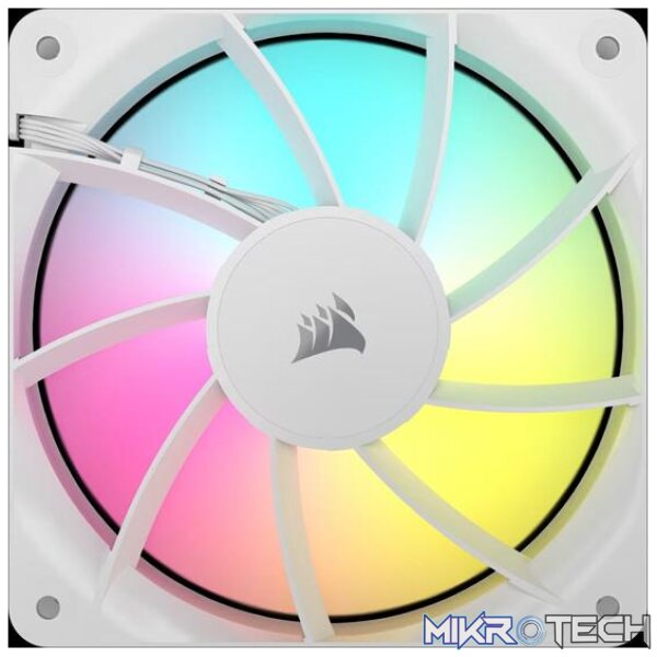 Corsair CO-9050184-WW RS120 ARGB 120mm PWM White Case Fan - Image 3