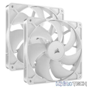 Corsair CO-9050195-WW RS140 140mm PWM White Dual Pack Case Fans